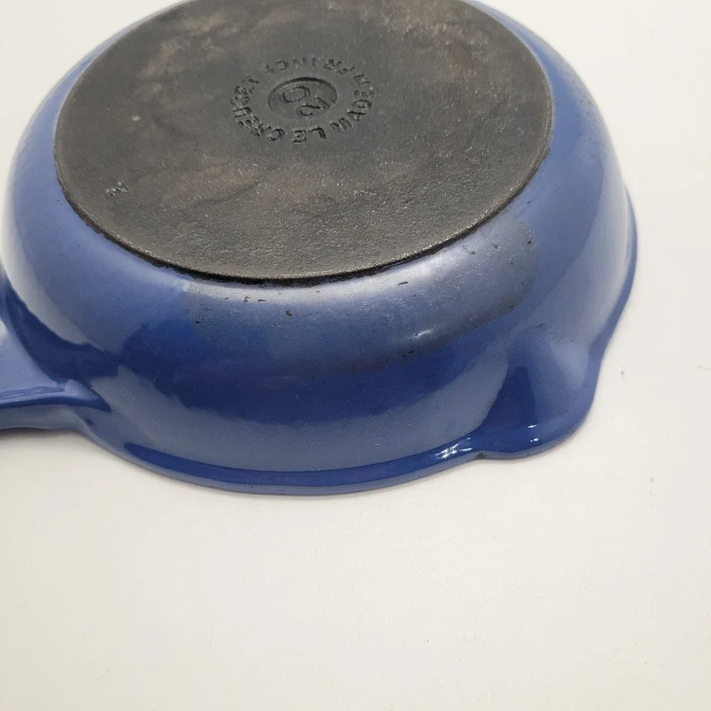 LE CREUSET Cast Enamel #20 SKILLET Blue